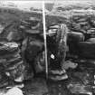 Papa Westray, Munkerhoose excavation archive
Area 2: Elevation of wall 2098. From NW.