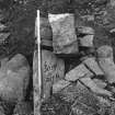 Papa Westray, Munkerhoose excavation archive
Area 3: Wall 3019. From E.
Context numbers marked on print.