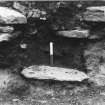 Papa Westray, Munkerhoose excavation archive
Area 3: Pit under broch wall: fill 3013, cut 3057. From W.