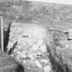 Excavation photograph: Ditch and bank.
