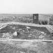 Photograph from excavation of burnt bound