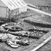 Photograph from excavation of burnt bound