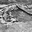 Excavation photograph : quadrant in Hut Circle III.