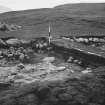 Excavation photograph : Hut Circle I - west sector (hearth in baulk) section.