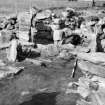 Excavation photograph : interior of larger wheelhouse.