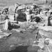 Excavation photograph : interior of wheelhouse.