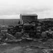 Excavation photograph : piers of wheelhouse.