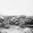 Excavation photograph : bay of wheelhouse.