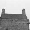 Detail of attic storey and parapet, Bemersyde House.