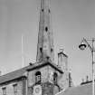 View of Tolbooth Steeple, Low Street, Banff, from west.