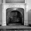 View of drawing room chimneypiece, Balintore Castle.