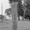 General view of Old Fochaber's Market Cross, Gordon Castle estate.