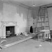 Interior view of Broxmouth Park showing room with fireplace.