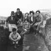Excavation photograph : Dundarg excavation team.

(from F T Wainwright collection)
