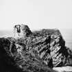 Excavation photograph: promontory with gatehouse?.