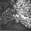 Excavation photograph: corner of wall.