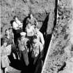 Excavation photograph: excavators at Dundarg.