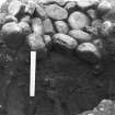 Excavation photograph : section showing 524,525,526,527.