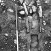 Excavation photograph : Detail of drain 715.