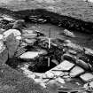 Excavation photograph : Niche, E of Enclosure I.