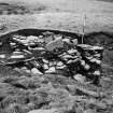 Excavation photograph : Settlement east of broch, trial square.