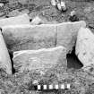 Excavation photograph : Interior, slab tank.