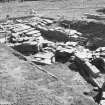 Excavation photograph : enclosure I with doorway to extended entrance passage..