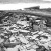 Excavation photograph : settlement outside the broch on the east - enclosure IVa.