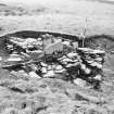 Excavation photograph : settlement, east of broch, trial square.