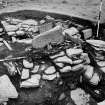 Excavation photograph : Settlement to E of broch, trial square