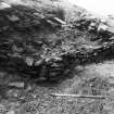 Trench 2:feature 3(wall),turning southwards uphill,at east end, from north east