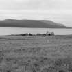 Survey photograph : site 35 - Muckle House comprising four structures, some domestic, some agricultural/storage.