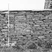 Survey photograph : site 35c - earlier domestic unit, with lean-to added to east.  Drystone construction.