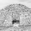 Survey photograph : site 51c - north end of agricultural building, showing entrance to Room I, a later addition.