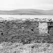 Survey photograph : site 51c - front elevation of agricultural building of drystone construction.