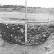 Excavation photograph : F14 - NE terminal section.