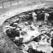 Excavation photograph.  General view of site excavated looking NW.
(1994 copy from original colour neg.)

PRINTED IN REVERSE