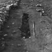 Excavation photograph : Sleeper beam trench.