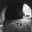 Excavation photograph - area D cellar through window slit