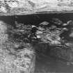 Excavation photograph - Section in main cellar