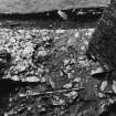 Excavation photograph - Surviving entrance levels to main cellar