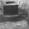 Excavation photograph - W aumbry cellar 107