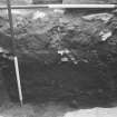 Excavation photograph - Area 5: close up of section across pit F040