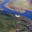 Aerial view of Carbisdale Castle, Ardgay, Sutherland, looking N.