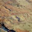 Aerial view of Wester Kintradwell settlement, N of Brora, East Sutherland, looking NW.