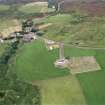 Aerial view of Latheron Parish Church. Caithness, looking NW.