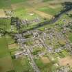 An oblique aerial view of Halkirk, Caithness, looking N.