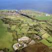 Aerial view of Brora, East Sutherland, looking E.