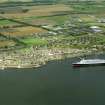 Aerial view of Invergordon, Cromarty Firth, looking N.