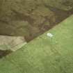 Aerial view of Carn Richard chambered cairn, Kinbrace, Kildonan, Sutherland, looking NE.